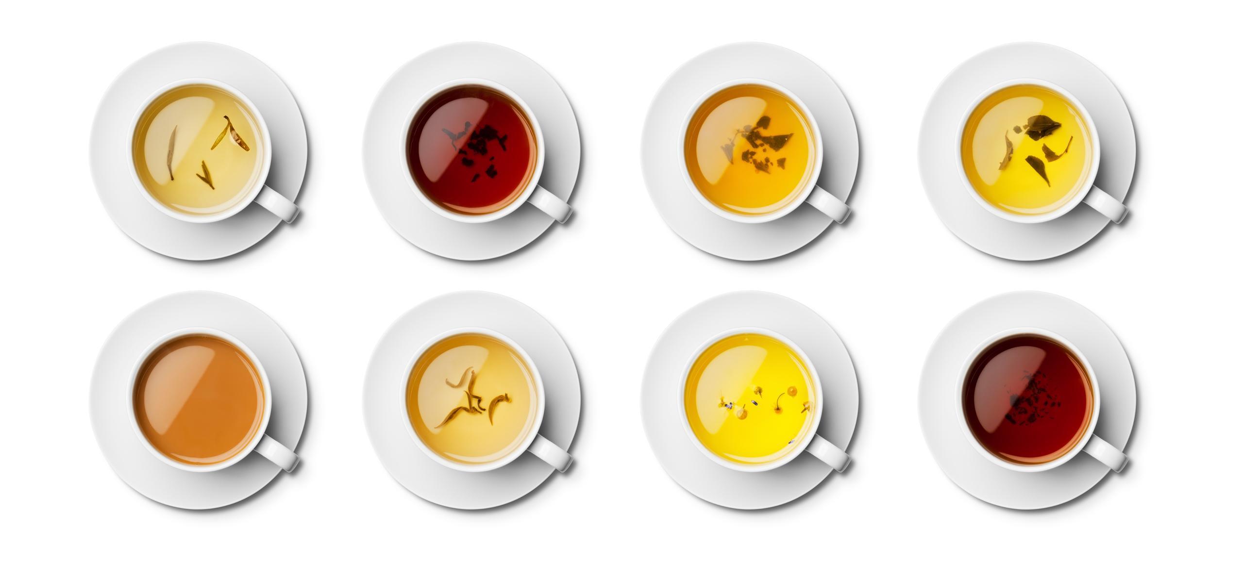 differents types de thés