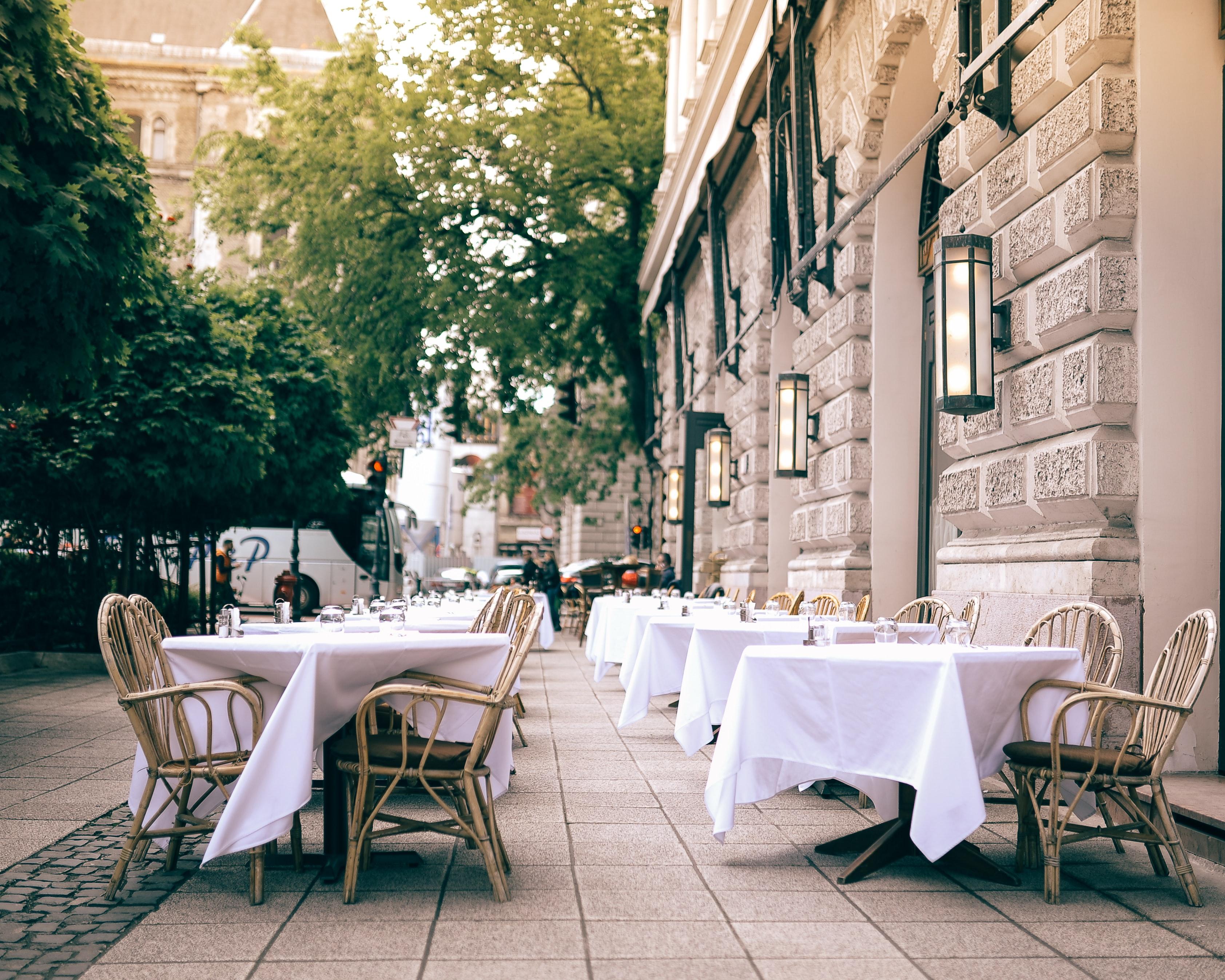 Outside restaurant - Upscale Tables 